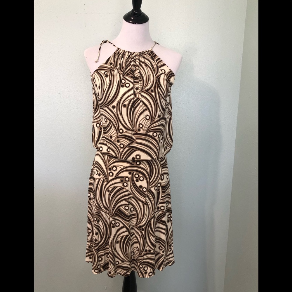 Maggy London sleeveless print dress